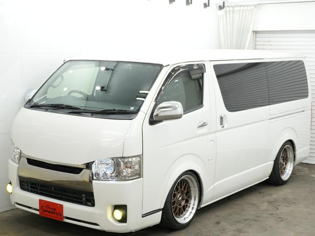 ハイエースバン スーパーＧＬ　ダークプライム　ローダウン／両側電動スライドドア／バッドフェイスボンネット／オーバーフェンダー／ＷＯＲＫ　ＸＴＲＡＰ　Ｍ１ＨＣ１８インチＡＷ／ベッドキット／ドライブレコーダー／ＥＴＣ／Ｂｌｕｅｔｏｏｔｈ／１００Ｖ電源（55枚目）