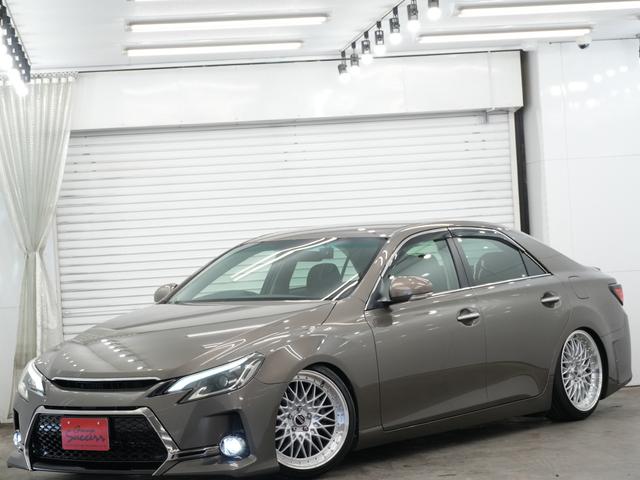 マークＸ ２５０Ｇ　Ｓパッケージリラックスセレクション　前後Ｇ’ｓバンパー／車高調／ＡＭＥ　シュタイナーＦＴＸ１９インチＡＷ／アイブロウヘッドライト／シーケンシャルウインカー／バックカメラ／ＥＴＣ／／パワーシート／パドルシフト／二色切り替えフォグランプ（5枚目）