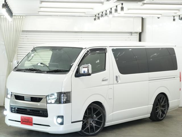ハイエースバン スーパーGL ダークプライムII ESSEXエアロ/ローダウン/MTS エムテクノSSL6 20インチAW/バッドフェイスボンネット/ALPINE11インチフローティングナビ/ALPINEフリップダウンモニター/Bluetooth(13枚目)
