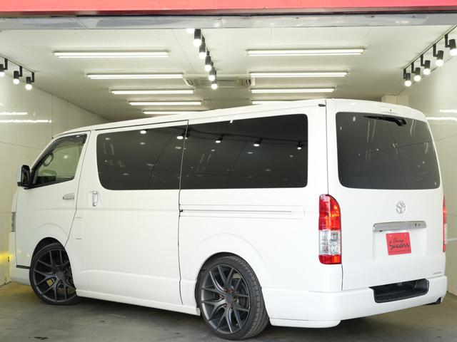 ハイエースバン スーパーGL ダークプライムII ESSEXエアロ/ローダウン/MTS エムテクノSSL6 20インチAW/バッドフェイスボンネット/ALPINE11インチフローティングナビ/ALPINEフリップダウンモニター/Bluetooth(48枚目)