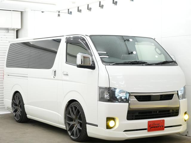 ハイエースバン スーパーGL ダークプライムII ESSEXエアロ/ローダウン/MTS エムテクノSSL6 20インチAW/バッドフェイスボンネット/ALPINE11インチフローティングナビ/ALPINEフリップダウンモニター/Bluetooth(53枚目)