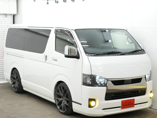 ハイエースバン スーパーGL ダークプライムII ESSEXエアロ/ローダウン/MTS エムテクノSSL6 20インチAW/バッドフェイスボンネット/ALPINE11インチフローティングナビ/ALPINEフリップダウンモニター/Bluetooth(57枚目)