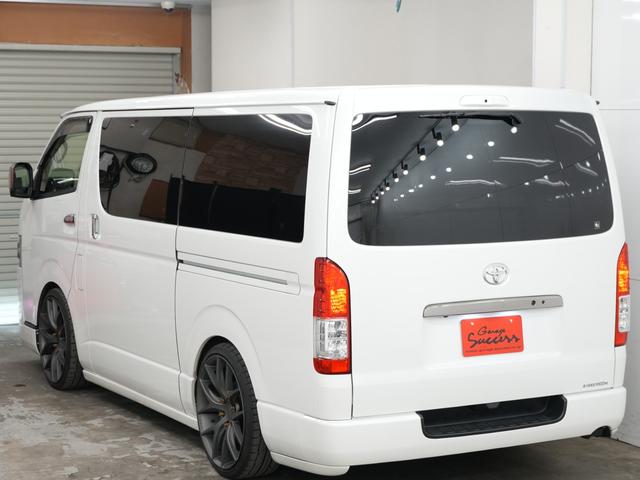 ハイエースバン スーパーGL ダークプライムII ESSEXエアロ/ローダウン/MTS エムテクノSSL6 20インチAW/バッドフェイスボンネット/ALPINE11インチフローティングナビ/ALPINEフリップダウンモニター/Bluetooth(61枚目)
