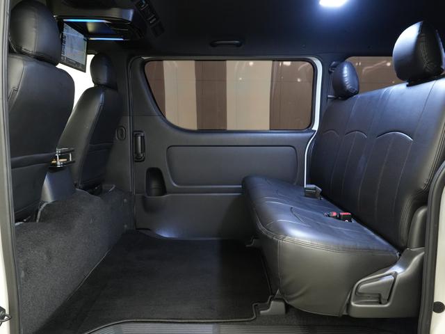 ハイエースバン スーパーGL ダークプライムII ESSEXエアロ/ローダウン/MTS エムテクノSSL6 20インチAW/バッドフェイスボンネット/ALPINE11インチフローティングナビ/ALPINEフリップダウンモニター/Bluetooth(75枚目)