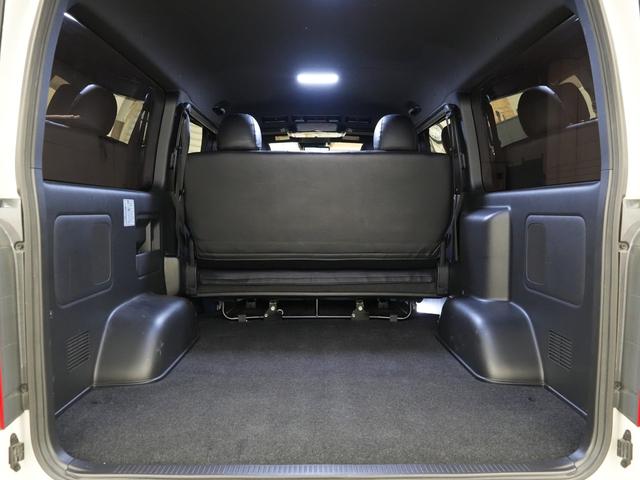 ハイエースバン スーパーGL ダークプライムII ESSEXエアロ/ローダウン/MTS エムテクノSSL6 20インチAW/バッドフェイスボンネット/ALPINE11インチフローティングナビ/ALPINEフリップダウンモニター/Bluetooth(78枚目)