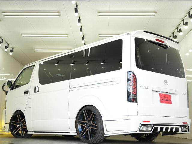 ハイエースバン スーパーGL ダークプライム GR8STYLEエアロ/ローダウン/RACINGTECHNOLOGY BONZO20インチAW/社外ヘッドライトライト/Bluetooth/バックカメラ/ETC/両側電動スライドドア/ベットキット(46枚目)