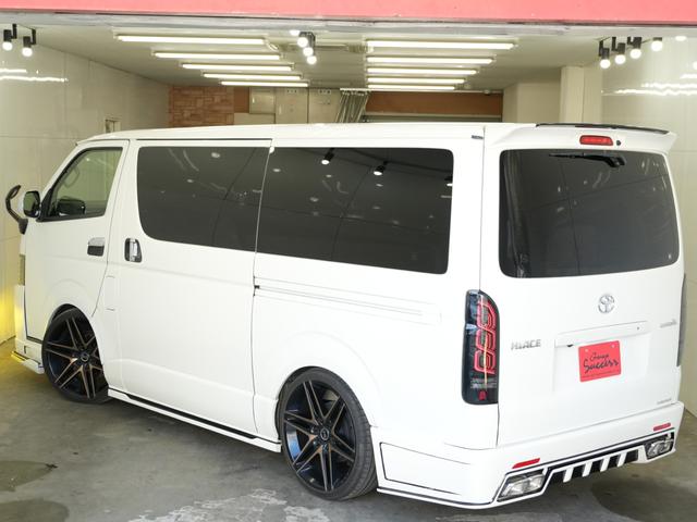 ハイエースバン スーパーGL ダークプライム GR8STYLEエアロ/ローダウン/RACINGTECHNOLOGY BONZO20インチAW/社外ヘッドライトライト/Bluetooth/バックカメラ/ETC/両側電動スライドドア/ベットキット(47枚目)