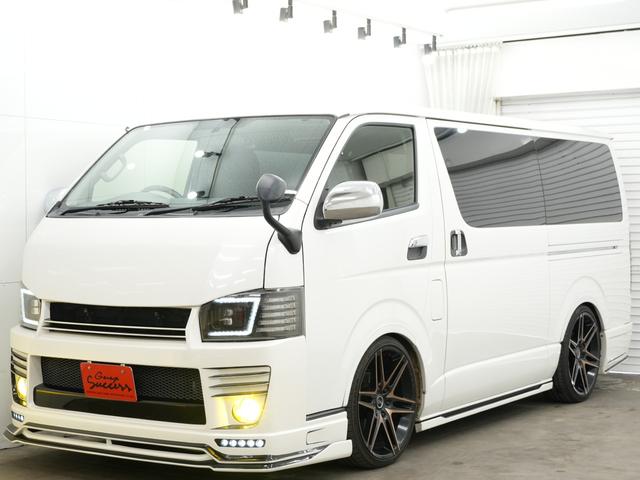 ハイエースバン スーパーGL ダークプライム GR8STYLEエアロ/ローダウン/RACINGTECHNOLOGY BONZO20インチAW/社外ヘッドライトライト/Bluetooth/バックカメラ/ETC/両側電動スライドドア/ベットキット(51枚目)
