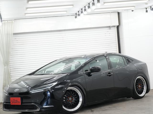 プリウス Z ワンオーナー/AME シュタイナーFTX20インチAW/フルタップ車高調/ローダウン//ETC2.0/AC100V/パワーバックドア/パノラミックビューモニター/Bluetooth/ローダウン(5枚目)