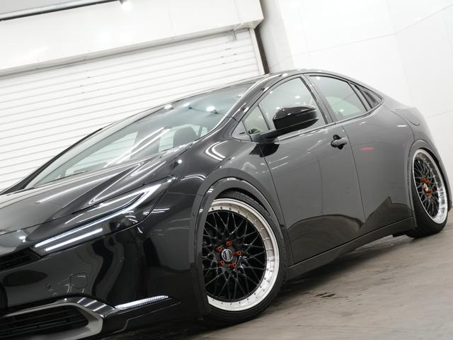 プリウス Z ワンオーナー/AME シュタイナーFTX20インチAW/フルタップ車高調/ローダウン//ETC2.0/AC100V/パワーバックドア/パノラミックビューモニター/Bluetooth/ローダウン(15枚目)