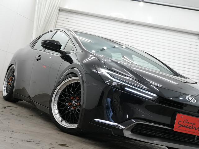 プリウス Z ワンオーナー/AME シュタイナーFTX20インチAW/フルタップ車高調/ローダウン//ETC2.0/AC100V/パワーバックドア/パノラミックビューモニター/Bluetooth/ローダウン(42枚目)