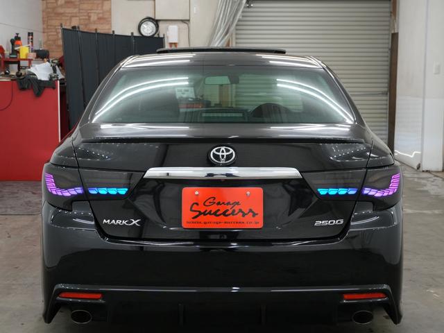 マークＸ ２５０Ｇ　Ｓパッケージリラックスセレクション　フロントＧ’ｓバンパー／リアＧ’ｓバンパー／車高調／ＷＯＲＫ　ＶＳＫＦ１９インチＡＷ／ブラッシュ三眼ヘッドライト／サンルーフ／バックカメラ／ＥＴＣ／黒革シート／シートヒーター／パドルシフト／社外テール（15枚目）