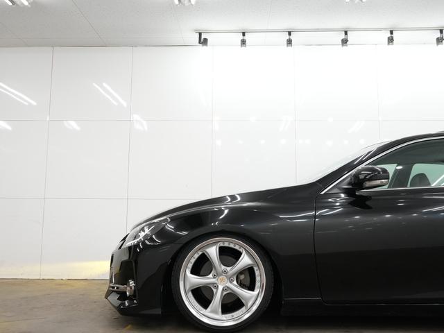 マークＸ ２５０Ｇ　Ｓパッケージリラックスセレクション　フロントＧ’ｓバンパー／リアＧ’ｓバンパー／車高調／ＷＯＲＫ　ＶＳＫＦ１９インチＡＷ／ブラッシュ三眼ヘッドライト／サンルーフ／バックカメラ／ＥＴＣ／黒革シート／シートヒーター／パドルシフト／社外テール（23枚目）