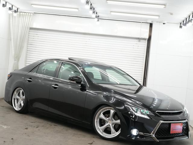 マークＸ ２５０Ｇ　Ｓパッケージリラックスセレクション　フロントＧ’ｓバンパー／リアＧ’ｓバンパー／車高調／ＷＯＲＫ　ＶＳＫＦ１９インチＡＷ／ブラッシュ三眼ヘッドライト／サンルーフ／バックカメラ／ＥＴＣ／黒革シート／シートヒーター／パドルシフト／社外テール（40枚目）
