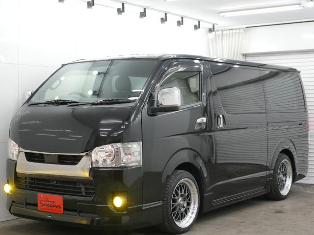 ハイエースバン スーパーＧＬ　ダークプライムＩＩ　モデリスタエアロ／バッドフェイスボンネット／ＷＯＲＫ　ＸＴＲＡＰ　Ｍ１ＨＣ１８インチＡＷ／ローダウン／バックカメラ／パノラミックビューモニター／両側電動スライドドア／ＥＴＣ／Ｂｌｕｅｔｏｏｔｈ（52枚目）
