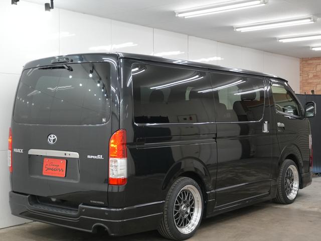 ハイエースバン スーパーＧＬ　ダークプライムＩＩ　モデリスタエアロ／バッドフェイスボンネット／ＷＯＲＫ　ＸＴＲＡＰ　Ｍ１ＨＣ１８インチＡＷ／ローダウン／バックカメラ／パノラミックビューモニター／両側電動スライドドア／ＥＴＣ／Ｂｌｕｅｔｏｏｔｈ（53枚目）