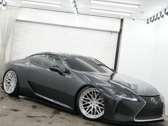 LC LC500 LEMSエアロ(F/S/R)/TRDミラーカバー/フロントリフター/BC FORGED HCA386 22AW/ワンオフ車高調/USグリル/中間ストレート/カーボンルーフ/Mark Levinson(41枚目)