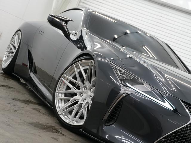 LC LC500 LEMSエアロ(F/S/R)/TRDミラーカバー/フロントリフター/BC FORGED HCA386 22AW/ワンオフ車高調/USグリル/中間ストレート/カーボンルーフ/Mark Levinson(44枚目)