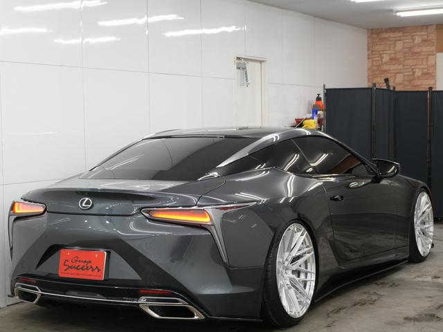 LC LC500 LEMSエアロ(F/S/R)/TRDミラーカバー/フロントリフター/BC FORGED HCA386 22AW/ワンオフ車高調/USグリル/中間ストレート/カーボンルーフ/Mark Levinson(53枚目)
