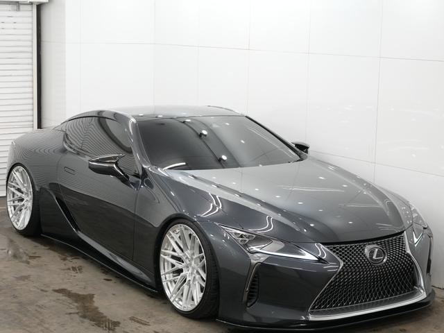 LC LC500 LEMSエアロ(F/S/R)/TRDミラーカバー/フロントリフター/BC FORGED HCA386 22AW/ワンオフ車高調/USグリル/中間ストレート/カーボンルーフ/Mark Levinson(56枚目)