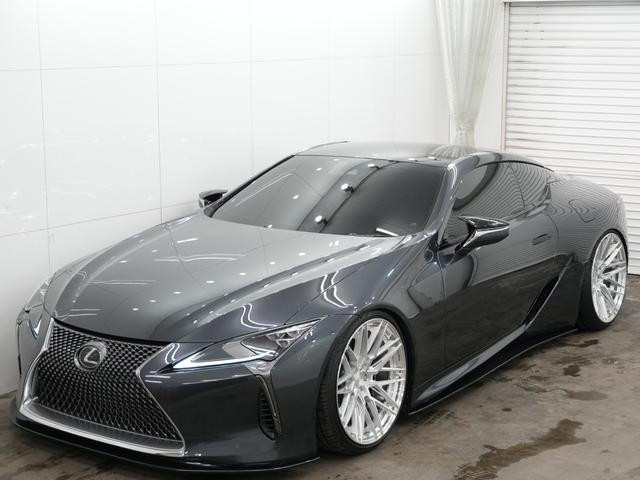 LC LC500 LEMSエアロ(F/S/R)/TRDミラーカバー/フロントリフター/BC FORGED HCA386 22AW/ワンオフ車高調/USグリル/中間ストレート/カーボンルーフ/Mark Levinson(58枚目)