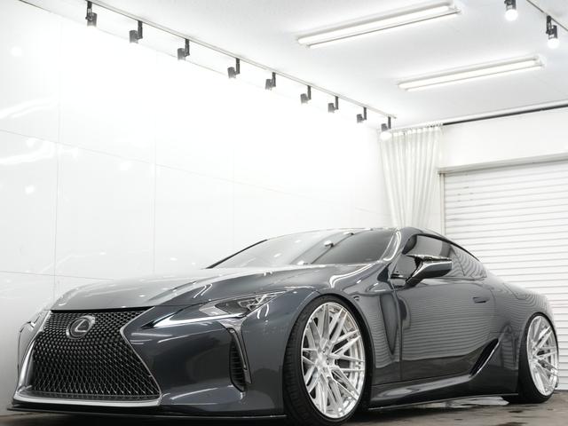 LC LC500 LEMSエアロ(F/S/R)/TRDミラーカバー/フロントリフター/BC FORGED HCA386 22AW/ワンオフ車高調/USグリル/中間ストレート/カーボンルーフ/Mark Levinson(64枚目)