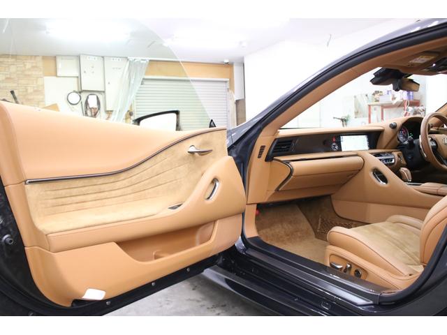 LC LC500 LEMSエアロ(F/S/R)/TRDミラーカバー/フロントリフター/BC FORGED HCA386 22AW/ワンオフ車高調/USグリル/中間ストレート/カーボンルーフ/Mark Levinson(73枚目)