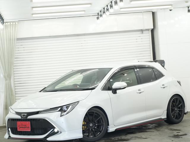 カローラスポーツ Ｇ　Ｚ　ＴＲＤフルエアロ／ＢＬＩＴＺ車高調／ＲＡＹＳ１８インチＡＷ／／ＴＯＭ’Ｓリアルーフスポイラー／バックカメラ／ＥＴＣ／Ｂｌｕｅｔｏｏｔｈ／フルセグ／パドルシフト／ハーフレザーシート／シートヒーター（5枚目）