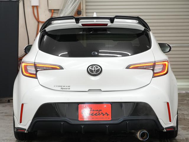 カローラスポーツ Ｇ　Ｚ　ＴＲＤフルエアロ／ＢＬＩＴＺ車高調／ＲＡＹＳ１８インチＡＷ／／ＴＯＭ’Ｓリアルーフスポイラー／バックカメラ／ＥＴＣ／Ｂｌｕｅｔｏｏｔｈ／フルセグ／パドルシフト／ハーフレザーシート／シートヒーター（11枚目）