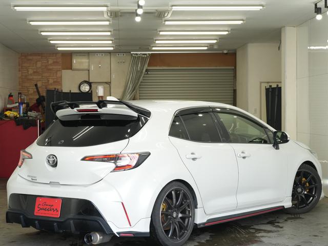 カローラスポーツ Ｇ　Ｚ　ＴＲＤフルエアロ／ＢＬＩＴＺ車高調／ＲＡＹＳ１８インチＡＷ／／ＴＯＭ’Ｓリアルーフスポイラー／バックカメラ／ＥＴＣ／Ｂｌｕｅｔｏｏｔｈ／フルセグ／パドルシフト／ハーフレザーシート／シートヒーター（17枚目）