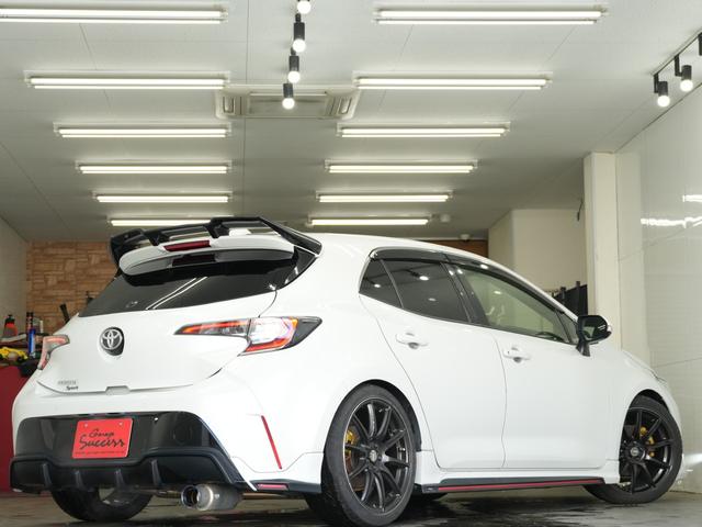 カローラスポーツ Ｇ　Ｚ　ＴＲＤフルエアロ／ＢＬＩＴＺ車高調／ＲＡＹＳ１８インチＡＷ／／ＴＯＭ’Ｓリアルーフスポイラー／バックカメラ／ＥＴＣ／Ｂｌｕｅｔｏｏｔｈ／フルセグ／パドルシフト／ハーフレザーシート／シートヒーター（18枚目）