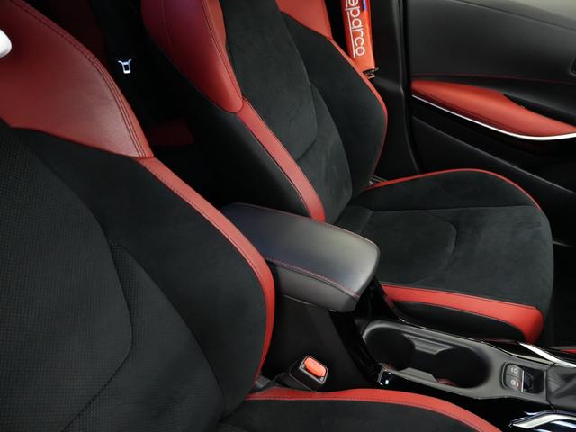 カローラスポーツ Ｇ　Ｚ　ＴＲＤフルエアロ／ＢＬＩＴＺ車高調／ＲＡＹＳ１８インチＡＷ／／ＴＯＭ’Ｓリアルーフスポイラー／バックカメラ／ＥＴＣ／Ｂｌｕｅｔｏｏｔｈ／フルセグ／パドルシフト／ハーフレザーシート／シートヒーター（35枚目）
