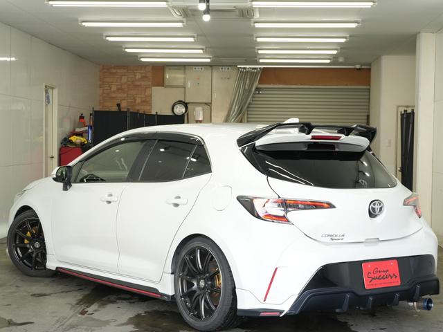 カローラスポーツ Ｇ　Ｚ　ＴＲＤフルエアロ／ＢＬＩＴＺ車高調／ＲＡＹＳ１８インチＡＷ／／ＴＯＭ’Ｓリアルーフスポイラー／バックカメラ／ＥＴＣ／Ｂｌｕｅｔｏｏｔｈ／フルセグ／パドルシフト／ハーフレザーシート／シートヒーター（44枚目）