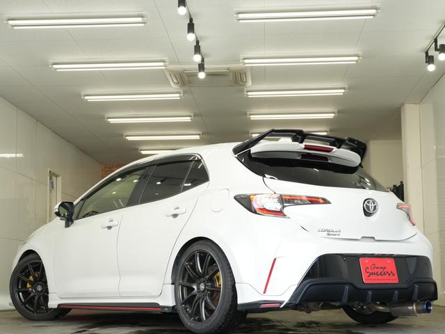 カローラスポーツ Ｇ　Ｚ　ＴＲＤフルエアロ／ＢＬＩＴＺ車高調／ＲＡＹＳ１８インチＡＷ／／ＴＯＭ’Ｓリアルーフスポイラー／バックカメラ／ＥＴＣ／Ｂｌｕｅｔｏｏｔｈ／フルセグ／パドルシフト／ハーフレザーシート／シートヒーター（45枚目）