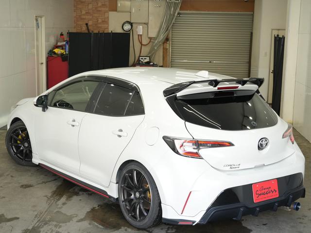 カローラスポーツ Ｇ　Ｚ　ＴＲＤフルエアロ／ＢＬＩＴＺ車高調／ＲＡＹＳ１８インチＡＷ／／ＴＯＭ’Ｓリアルーフスポイラー／バックカメラ／ＥＴＣ／Ｂｌｕｅｔｏｏｔｈ／フルセグ／パドルシフト／ハーフレザーシート／シートヒーター（46枚目）