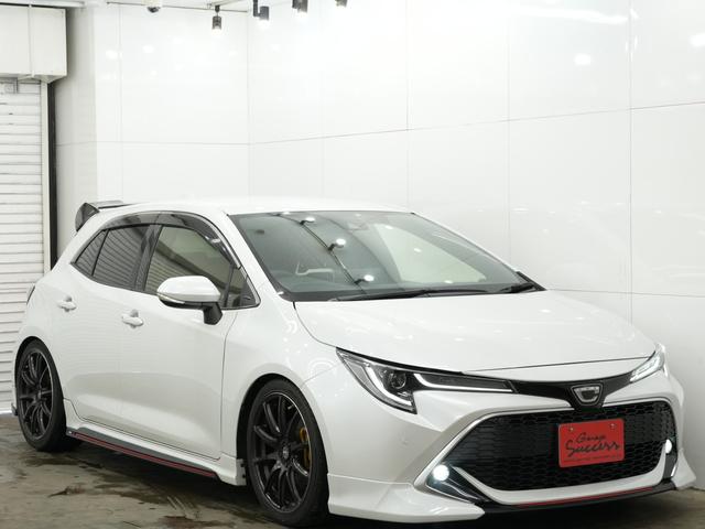 カローラスポーツ Ｇ　Ｚ　ＴＲＤフルエアロ／ＢＬＩＴＺ車高調／ＲＡＹＳ１８インチＡＷ／／ＴＯＭ’Ｓリアルーフスポイラー／バックカメラ／ＥＴＣ／Ｂｌｕｅｔｏｏｔｈ／フルセグ／パドルシフト／ハーフレザーシート／シートヒーター（50枚目）