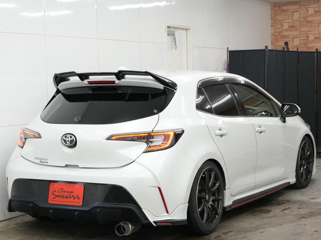 カローラスポーツ Ｇ　Ｚ　ＴＲＤフルエアロ／ＢＬＩＴＺ車高調／ＲＡＹＳ１８インチＡＷ／／ＴＯＭ’Ｓリアルーフスポイラー／バックカメラ／ＥＴＣ／Ｂｌｕｅｔｏｏｔｈ／フルセグ／パドルシフト／ハーフレザーシート／シートヒーター（52枚目）