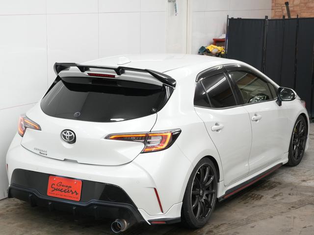 カローラスポーツ Ｇ　Ｚ　ＴＲＤフルエアロ／ＢＬＩＴＺ車高調／ＲＡＹＳ１８インチＡＷ／／ＴＯＭ’Ｓリアルーフスポイラー／バックカメラ／ＥＴＣ／Ｂｌｕｅｔｏｏｔｈ／フルセグ／パドルシフト／ハーフレザーシート／シートヒーター（56枚目）