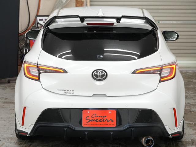 カローラスポーツ Ｇ　Ｚ　ＴＲＤフルエアロ／ＢＬＩＴＺ車高調／ＲＡＹＳ１８インチＡＷ／／ＴＯＭ’Ｓリアルーフスポイラー／バックカメラ／ＥＴＣ／Ｂｌｕｅｔｏｏｔｈ／フルセグ／パドルシフト／ハーフレザーシート／シートヒーター（57枚目）