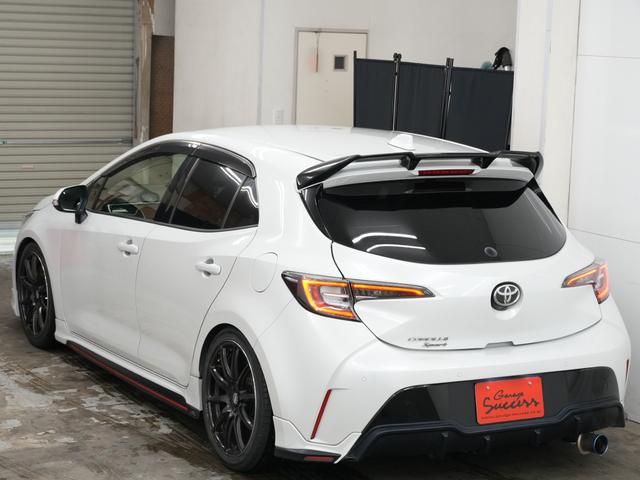 カローラスポーツ Ｇ　Ｚ　ＴＲＤフルエアロ／ＢＬＩＴＺ車高調／ＲＡＹＳ１８インチＡＷ／／ＴＯＭ’Ｓリアルーフスポイラー／バックカメラ／ＥＴＣ／Ｂｌｕｅｔｏｏｔｈ／フルセグ／パドルシフト／ハーフレザーシート／シートヒーター（58枚目）