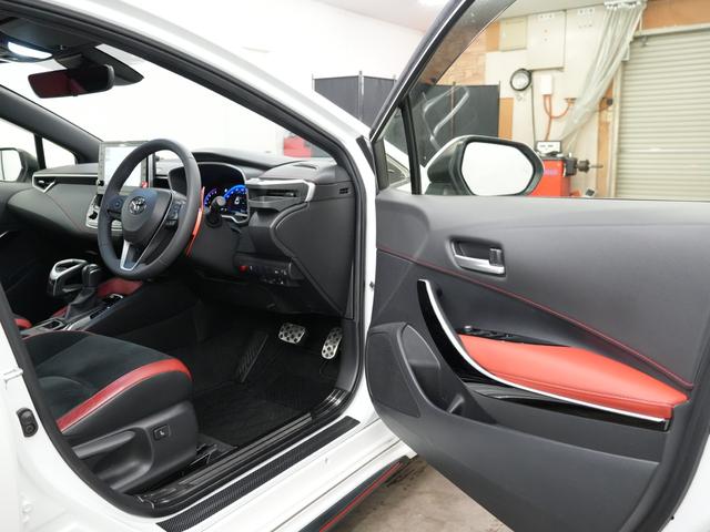 カローラスポーツ Ｇ　Ｚ　ＴＲＤフルエアロ／ＢＬＩＴＺ車高調／ＲＡＹＳ１８インチＡＷ／／ＴＯＭ’Ｓリアルーフスポイラー／バックカメラ／ＥＴＣ／Ｂｌｕｅｔｏｏｔｈ／フルセグ／パドルシフト／ハーフレザーシート／シートヒーター（59枚目）