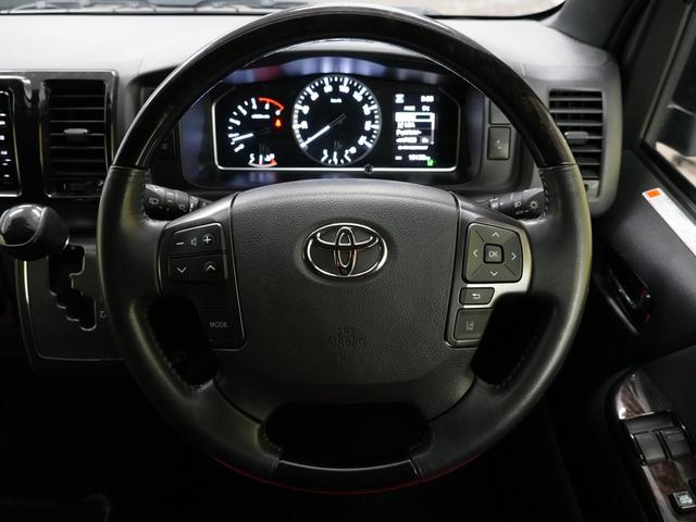 ハイエースバン バッドフェイスボンネット/WORK XTRAP 18インチAW/ローダウン/バックカメラ/100V電源/両側電動スライドドア/ETC/Bluetooth/シートカバー/オーバーフェンダー/ベッドキット(26枚目)