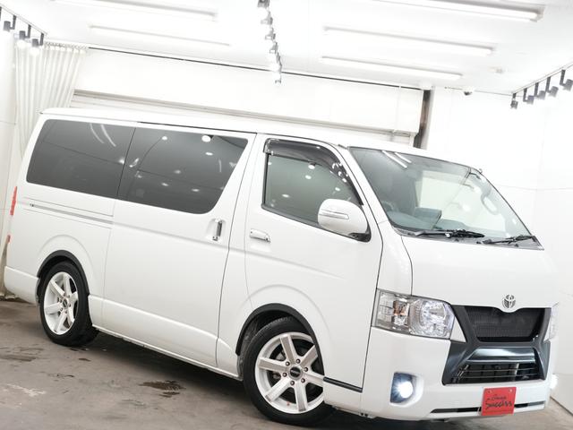 ハイエースバン スーパーＧＬ　ダークプライムＩＩ　ＥＳＳＥＸフロントグリル／ＥＳＳＥＸＴｙｐｅＥＣ１８インチＡＷ／ＡＬＰＩＮＥフローティングナビ１１インチナビ／ＥＴＣ／Ｂｌｕｅｔｏｏｔｈ／フルセグ／バックカメラ／シートカバー／両側電動スライドドア／（39枚目）