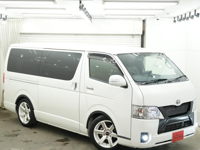 ハイエースバン スーパーＧＬ　ダークプライムＩＩ　ＥＳＳＥＸフロントグリル／ＥＳＳＥＸＴｙｐｅＥＣ１８インチＡＷ／ＡＬＰＩＮＥフローティングナビ１１インチナビ／ＥＴＣ／Ｂｌｕｅｔｏｏｔｈ／フルセグ／バックカメラ／シートカバー／両側電動スライドドア／（41枚目）
