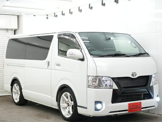 ハイエースバン スーパーＧＬ　ダークプライムＩＩ　ＥＳＳＥＸフロントグリル／ＥＳＳＥＸＴｙｐｅＥＣ１８インチＡＷ／ＡＬＰＩＮＥフローティングナビ１１インチナビ／ＥＴＣ／Ｂｌｕｅｔｏｏｔｈ／フルセグ／バックカメラ／シートカバー／両側電動スライドドア／（50枚目）