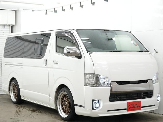 ハイエースバン スーパーＧＬ　ダークプライムＩＩ　バッドフェイスボンネット／ローダウン／ＷＯＲＫ　ＸＴＲＡＰＭ１ＨＣ１８インチＡＷ　限定カラー／バックカメラ／ＥＴＣ／Ｂｌｕｅｔｏｏｔｈ／ドライブレコーダー／デジタルインナーミラー／ＬＥＤテールランプ（53枚目）