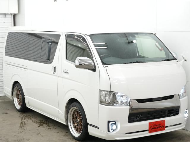 ハイエースバン スーパーＧＬ　ダークプライムＩＩ　バッドフェイスボンネット／ローダウン／ＷＯＲＫ　ＸＴＲＡＰＭ１ＨＣ１８インチＡＷ　限定カラー／バックカメラ／ＥＴＣ／Ｂｌｕｅｔｏｏｔｈ／ドライブレコーダー／デジタルインナーミラー／ＬＥＤテールランプ（57枚目）