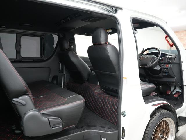 ハイエースバン スーパーＧＬ　ダークプライムＩＩ　バッドフェイスボンネット／ローダウン／ＷＯＲＫ　ＸＴＲＡＰＭ１ＨＣ１８インチＡＷ　限定カラー／バックカメラ／ＥＴＣ／Ｂｌｕｅｔｏｏｔｈ／ドライブレコーダー／デジタルインナーミラー／ＬＥＤテールランプ（67枚目）