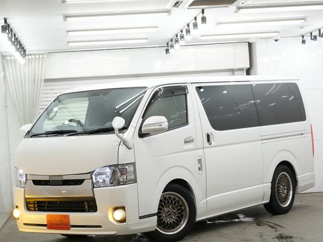 ハイエースバン スーパーGL ダークプライムII バッドフェイスボンネット/ローダウン/ESSEX ENCM17インチAW/バックカメラ/ETC/Bluetooth/デジタルインナーミラー/LEDテールランプ/テレビフルセグ/LEDテールランプ/(5枚目)