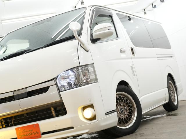 ハイエースバン スーパーGL ダークプライムII バッドフェイスボンネット/ローダウン/ESSEX ENCM17インチAW/バックカメラ/ETC/Bluetooth/デジタルインナーミラー/LEDテールランプ/テレビフルセグ/LEDテールランプ/(17枚目)